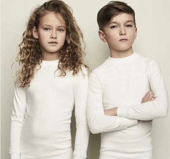 Chemise Thermo enfant Ten Cate à manches longues 30248 blanc-158/164