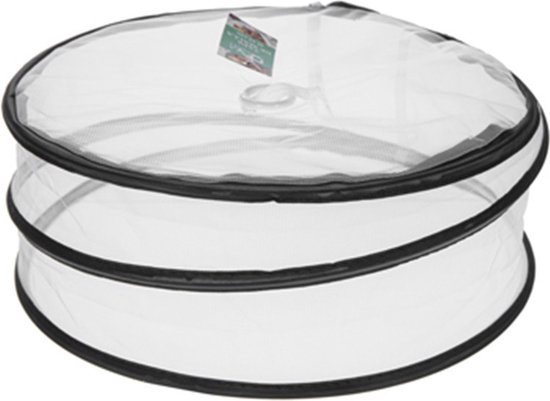 CM Opvouwbare Foodcover - 3x - Rond - 33 x 12 cm - Vliegenkap en Voedselbescherming — afbeelding 4