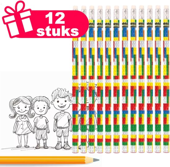 HENBRANDT 30 Matite Colorate Funky Stackers - Cambiano Colore - Pop-up 10 Colori Per Matita - 5