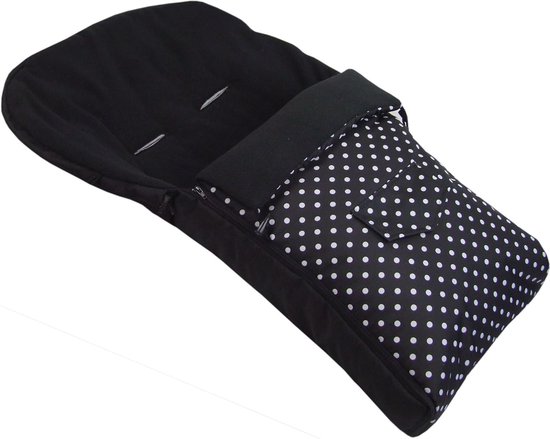 BambiniWelt24 Bambiniwelt Houten Slee Met Rugleuning En Trekkoord Universele Wintervoetenzak 90 Cm Ook Geschikt Voor Babyzitje Kinderwagen Buggy Van Wol Uni Zwart 3350837570