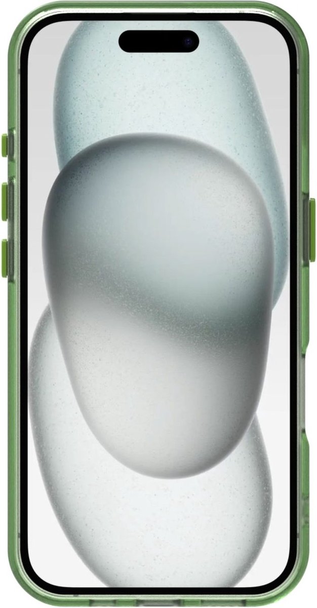 Mobigear Hoesje geschikt voor Apple iPhone 16 Plus Telefoonhoesje Hardcase | Mobigear Crystal Backcover | iPhone 16 Plus Case | Back Cover - Groen