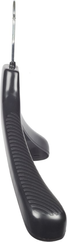 De Kledinghanger Gigant - Cintre - Cintre Costume - Cintre - Adultes - LS39 - 50 Pièces - Plastique - Zwart - Modèle Courbé - Extension d'Épaule 5 cm - Barre de Pantalon avec Mousse - 39 cm - Cintre - Cintre - Série LS