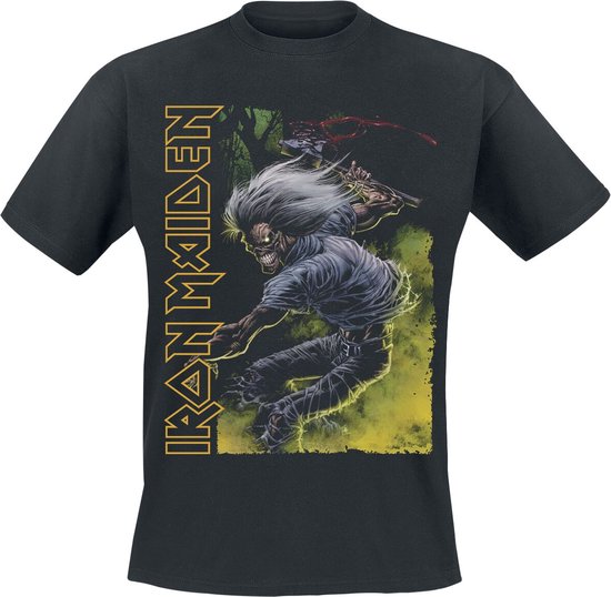Iron Maiden - Piece Of Mind Multi Head Eddie Heren Tshirt - Zwart | At