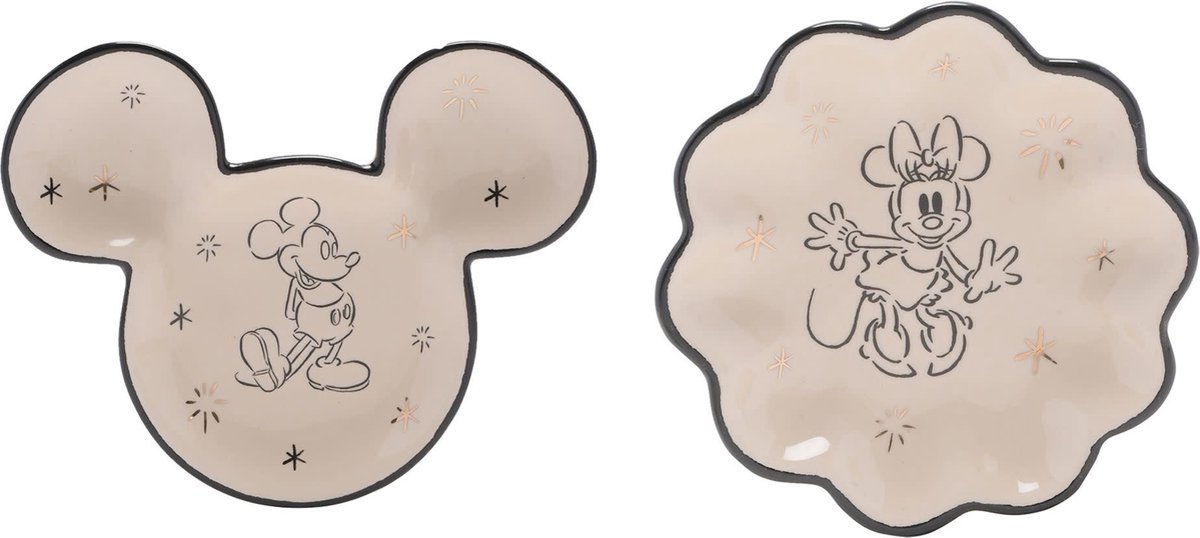 Disney Home - Mickey & Minnie - Set 2 schaaltjes