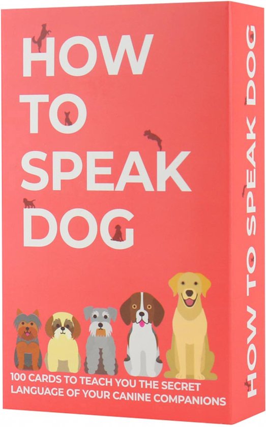 Gift Republic Cartes Comment Parler - Chien