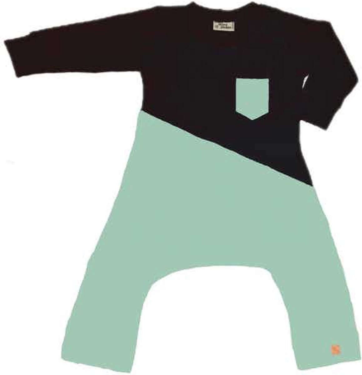Onesie geschikt voor Pavlik, gipsbroek en Broek geschikt voor Pavlik, gipsbroek en spreidbroek Mint groen