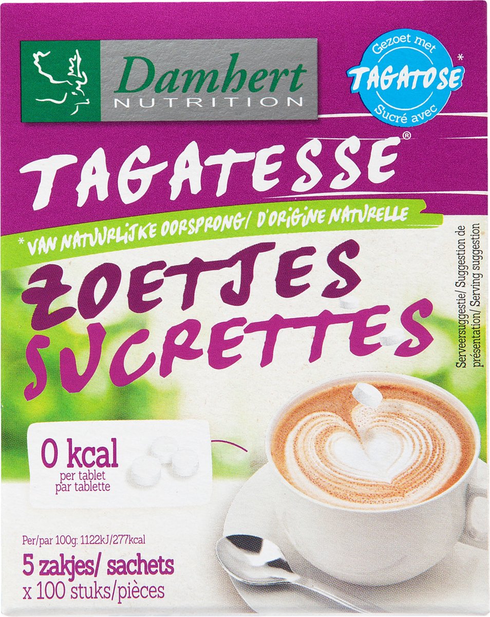 Goedkoopste Damhert Tagatesse tafelzoetstof 0 kcal! - 500 stuks navul