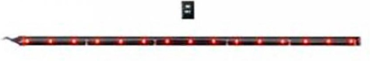 banda neon autocollante leds rouge tnt 40 cm pour moto scooter quad auto neuf