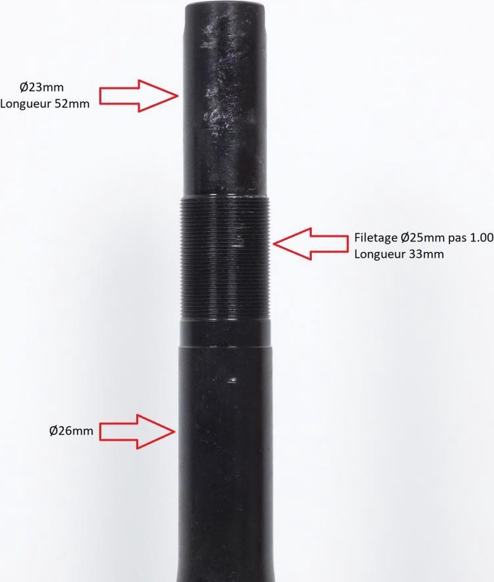 vorkkroon een voor scooter yamaha 50 slider 2000 tot 2005 5jh-f3340-00-00 / ø29mm nieuw
