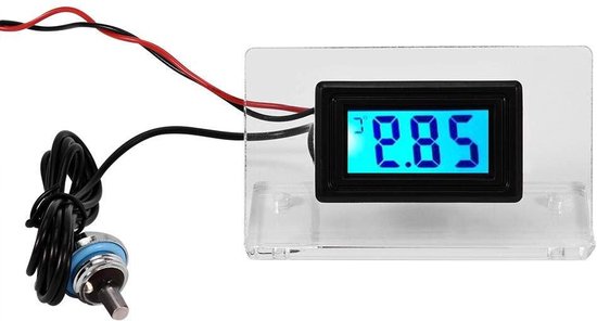 PC Waterkoeling Thermometer, Smart LCD Stroomsnelheid Temperatuur Detecteren, PC G1/4 Draad Waterkoeling Systeem Temperatuur Meter voor Computer Laptop PC Waterkoeling Thermometer, Smart LCD Stroomsnelheid Temperatuur Detecteren, PC G1/4 Draad Waterkoeling Systeem Temperatuur Meter voor Computer Laptop