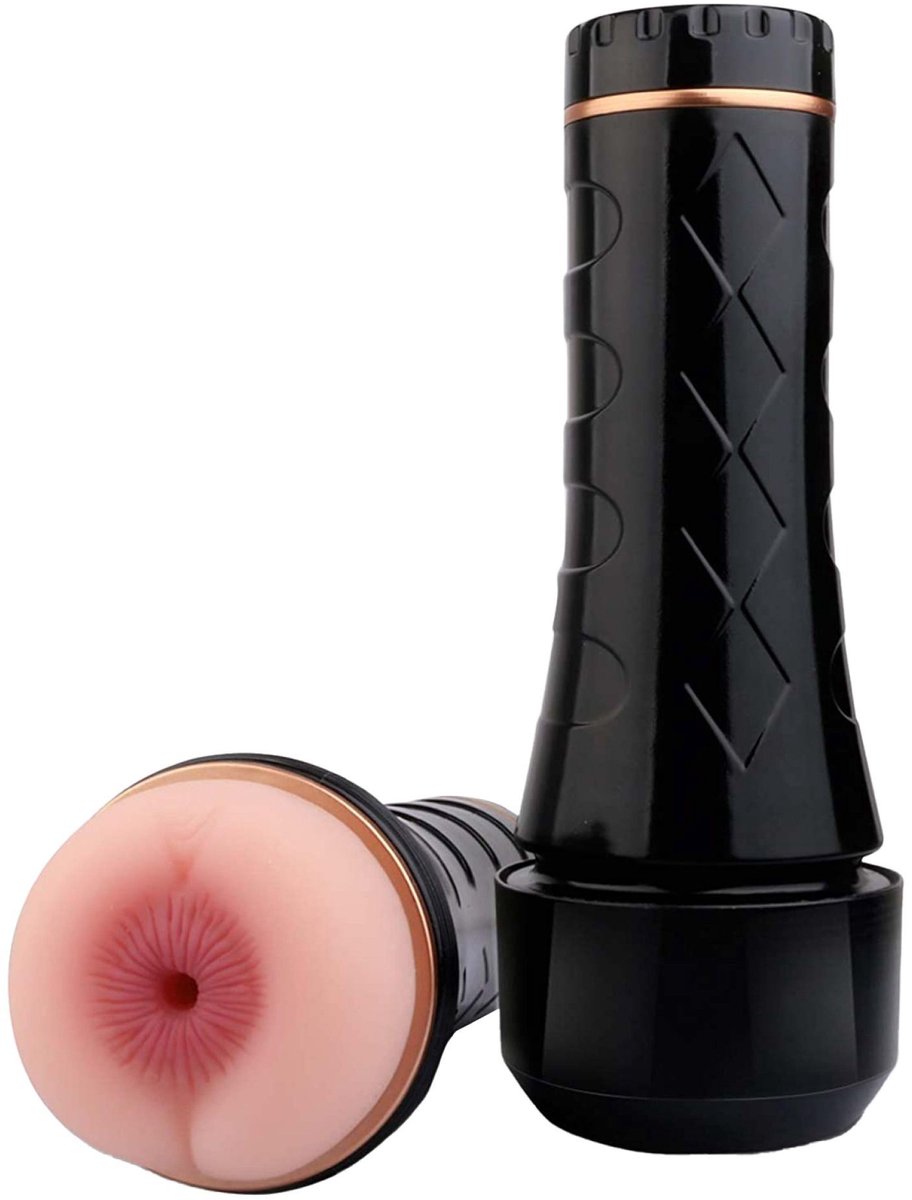 Pocket Pussy Torch Anus - Handmatig - Zwart
