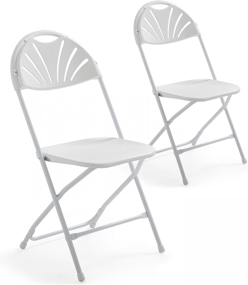 Oviala - Set van 2 opengewerkte inklapbare stoelen - REKKEM