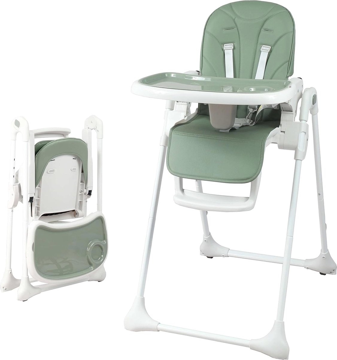 Goedkoopste Evolutieve Kinderstoel met Verstelbare Hoogtes, Kantelbare Rugleuning en Compact Inklapbaar Design