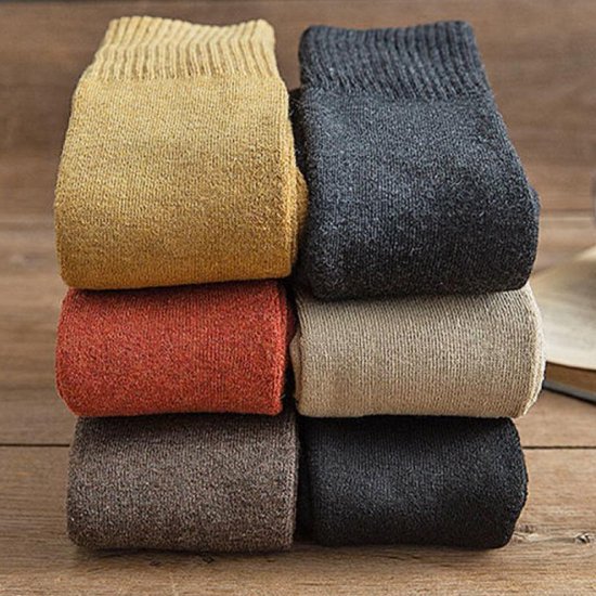 Damessokken - set van 2 paar warme overknee kousen antraciet - gevoerd - wintersokken - maat 36-40 - stretch - huissokken - wintersport - grijs