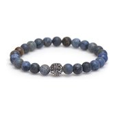 Karma Silver Bead Armband  (Lengte: 20.00 cm) - Meerkleurig