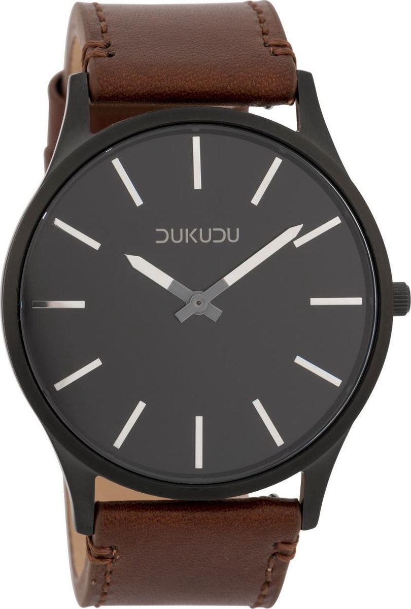 DUKUDU - Tobias - Zwarte horloge - DU-032