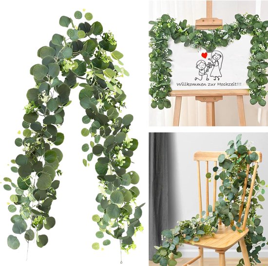 Eucalyptus Slinger Groen 180cm