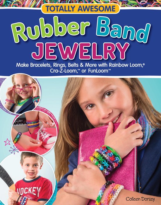 Totally Awesome Rubber Band Jewelry - cover