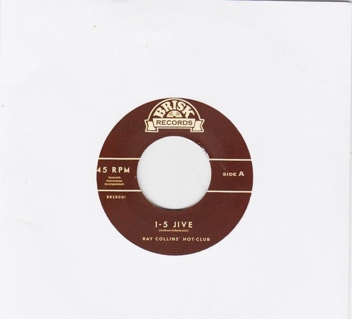 Ray Collins' Hot-club - 1 To 5 Jive / Ringtingeling (7" Single)