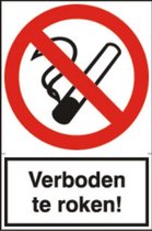 Sticker Verboden te roken