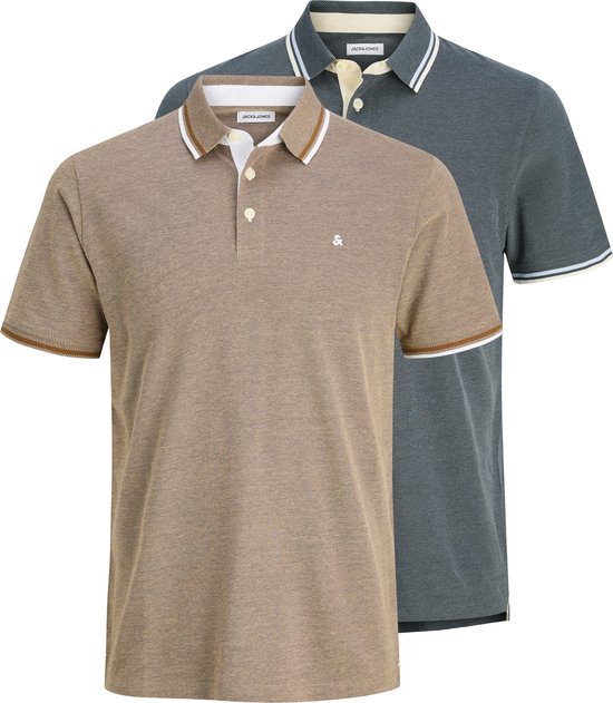 JACK&JONES - JJEPAULOS POLO SS 2PK MP NOOS - Heren - Polo's