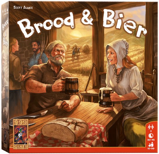 999 Games - Brood & Bier - Bordspel - Strategisch spel - 2 spelers - Gezelschapsspel