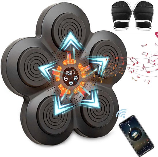 Nouveau Design Machine De Boxe Avec Bluetooth Pour Enfants Poinçonnage Cibles So