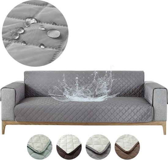 Grote chenille-bankgooit voor 3-zits en 4-zitsbanken, antislip plaid voor bank, fauteuil en bed, extra groot formaat (180 x 340 cm