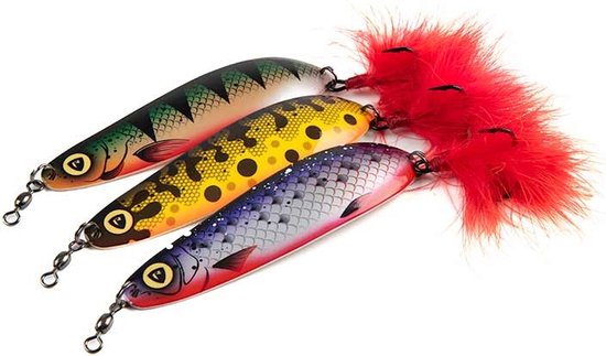 Fox Rage Ultra UV Spoons 14cm 61g haak 4/0 - Kleur : UV Pike van Fox Rage — afbeelding 4