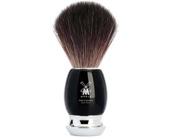 Muhle Black Fibre Shaving Brush - Vivo - Black Resin (M) | Shaving Brushes