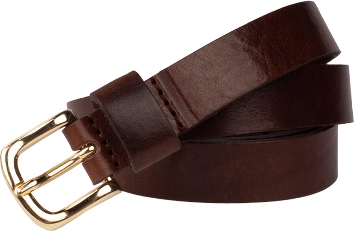 Legend Dames - Leren riem - Bruin - 95cm