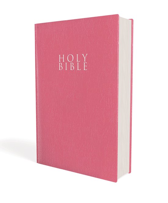 Niv, Gift and Award Bible, LeatherLook, Pink, Red Letter Edition, Comfort Print