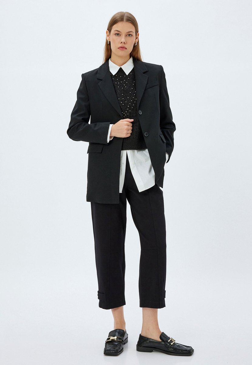 Normale taille Drukknoop gedetailleerd Broek