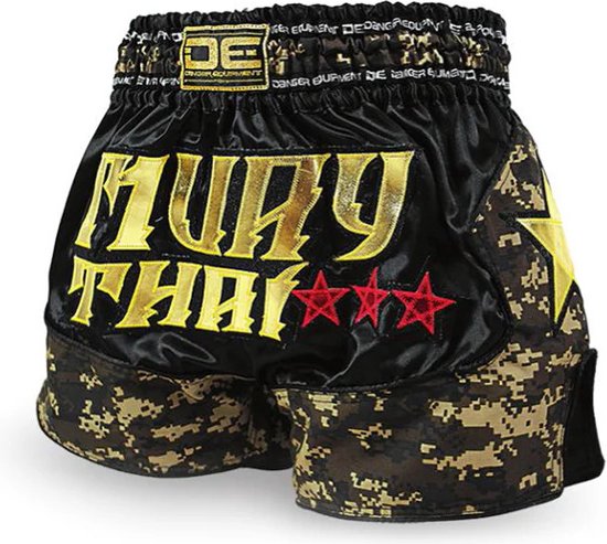 Danger Shorts Muay Thai EX01 - Satin - Armée - Taille S