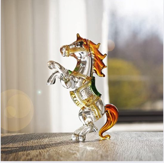 Kristallen Paard Glas Ornament voor Decoratie
