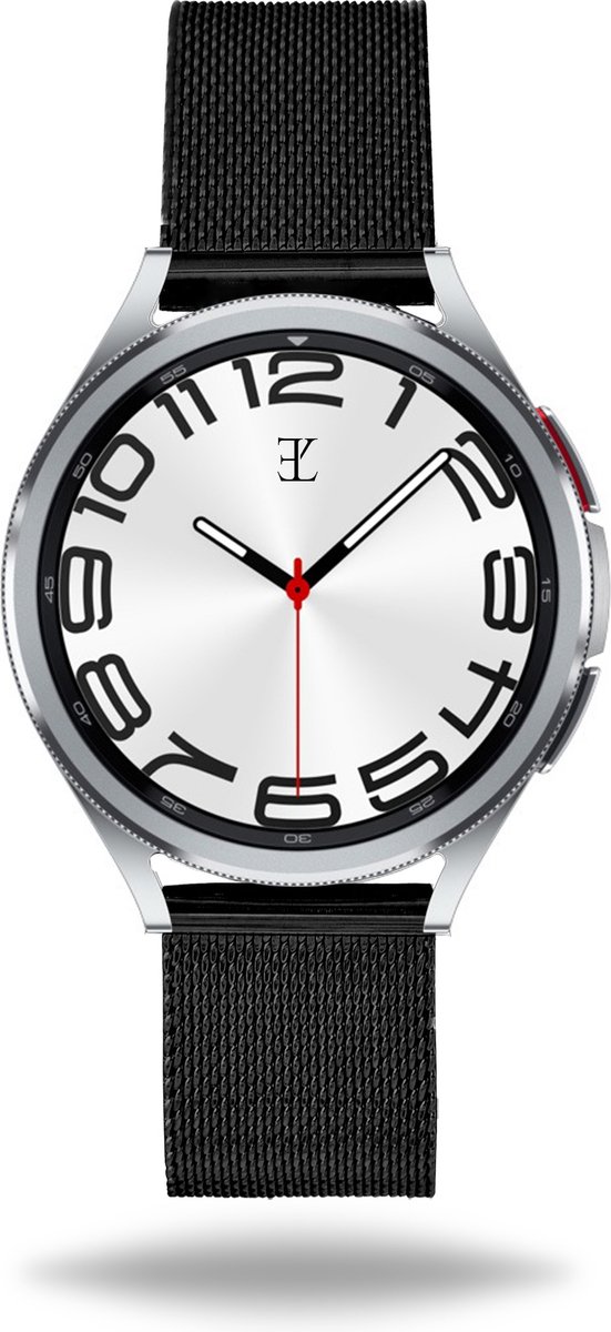 Elysian Horlogebandje - Roestvrij Stalen Mesh (Milanese Loop) - 20mm - Quick Release - Verstelbaar - Compatibel met Samsung Galaxy Watch 4/5/6