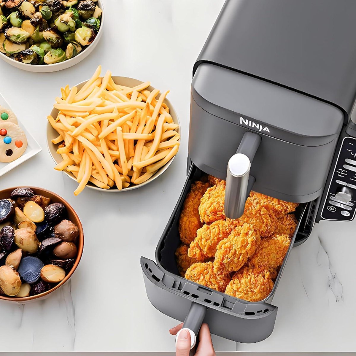 Heißluftfritteuse Zubehör - Airfryer Zubehör für Ninja Foodi AF400EU