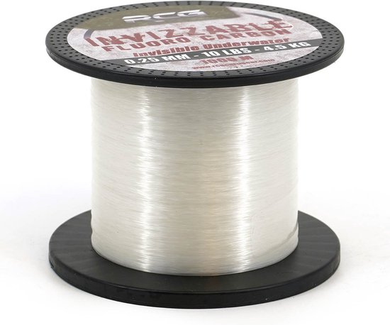 Vislijn Invizzable - Fluorocarbon Vislijn - Transparant - 10 LBS - 1000 m - Onzichtbaar & Slijtvast Hoofdlijn - Visdraad — afbeelding 2