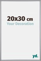 Your Decoration - Fotolijst 20x30 cm - Kunststof - Zilver Hoogglans - Annecy