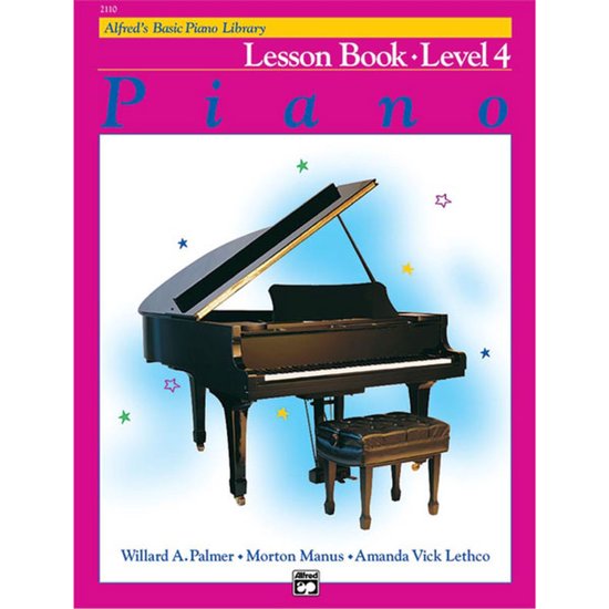 Alfreds Basic Piano Library Lesson Bk 4 - cover