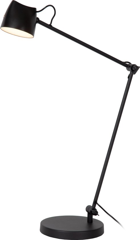 Lucide MILNE - Lampe de lecture - LED Gradation. - 1x8W 2700K - Zwart