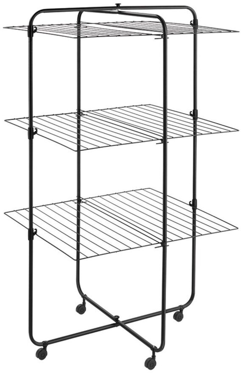 Tomado-Metaltex Dijon Onyx Droogtoren 33 m Drooglengte Zwart