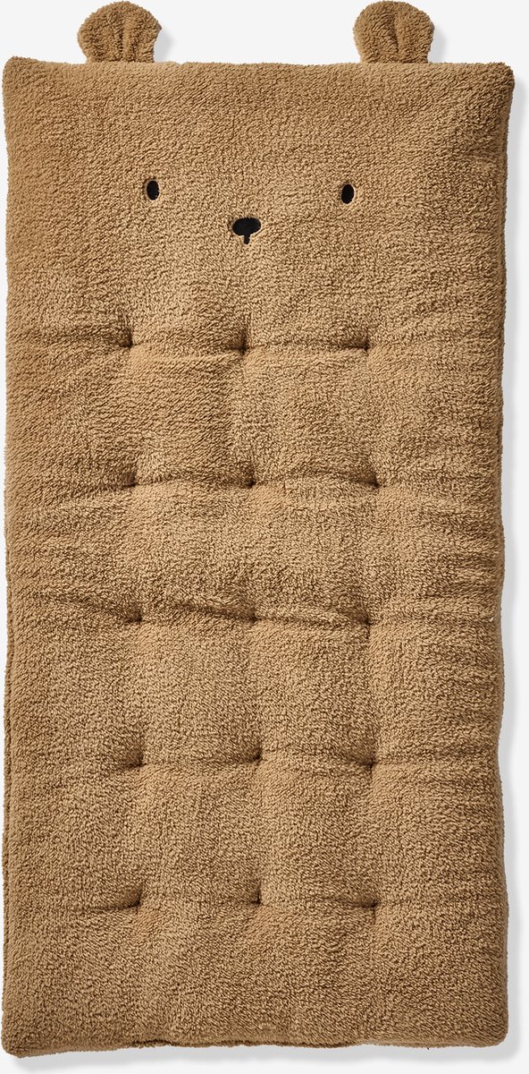 vertbaudet Matras voor op de grond beer Bruin