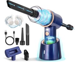 Draadloze Handstofzuiger | 3-in-1 Mini Stofzuiger voor Huisdieren en Auto | Oplaadbare en Compacte Stofzuiger