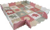 Roosly Speelmat - Babygym – Puzzelmat - Dreams - Speelmat Baby en Peuters - Foam Speelkleed met Opstaande Rand – Vloerpuzzel - Inclusief Opbergtas
