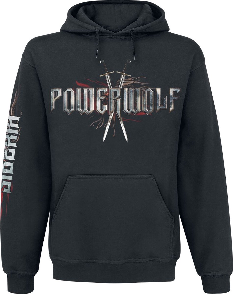 Powerwolf Nightside of Siberia Heren Trui met capuchon - zwart - 3XL