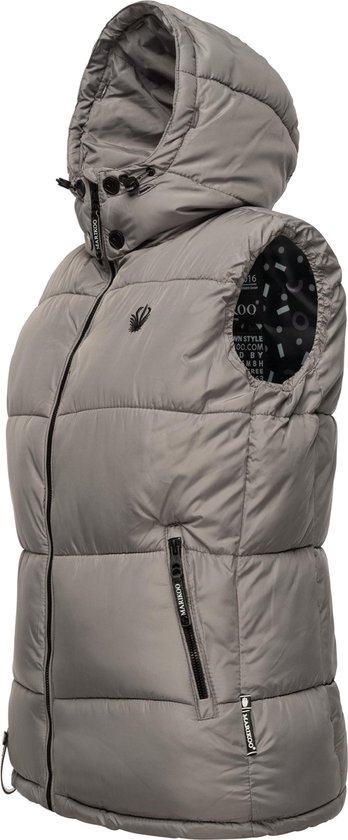 Marikoo Eisflockhen Bodywarmer Femme - Coupe-vent et imperméable - Grijs - S