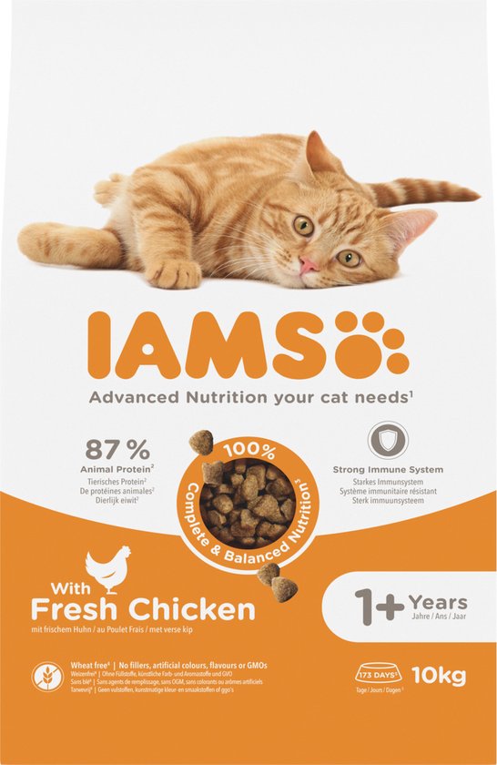 Iams Proactive Health Adult - Kip - Kattenvoer - 10 kg