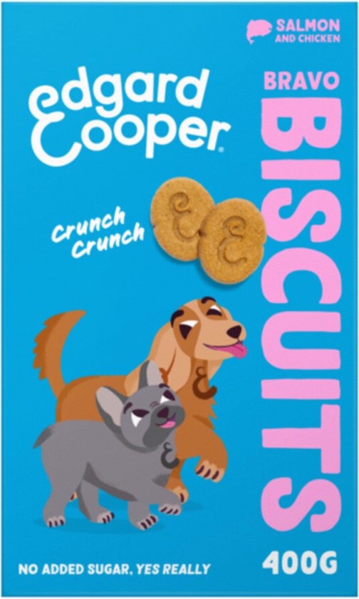 Edgard & Cooper Biscuit 400 g - Hondensnacks - Zalm