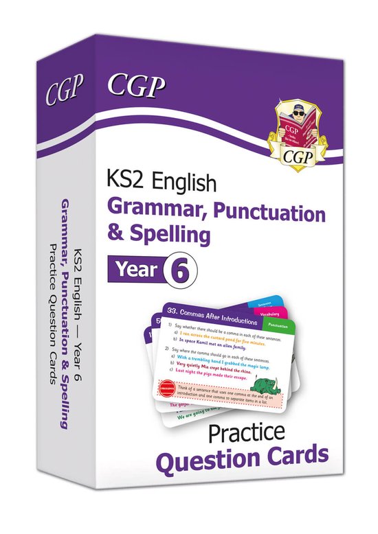 New KS2 English Practice Question Cards: Grammar, Punctuation & Spelling - Year 6